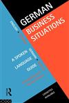 German Business Situations,0415128447,9780415128445