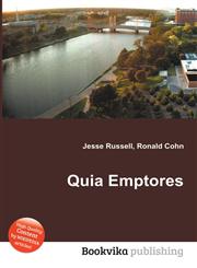 Quia Emptores,551118585X,9785511185859