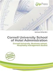 Cornell University School of Hotel Administration,6139569850,9786139569854