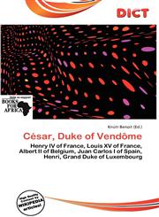 C Sar, Duke of Vend Me,6200120633,9786200120632