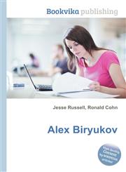 Alex Biryukov,5512065807,9785512065808