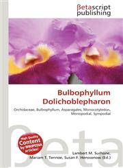 Bulbophyllum Dolichoblepharon,6136203022,9786136203027