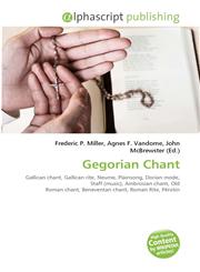 Gegorian Chant,6130002033,9786130002039