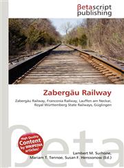 Zabergäu Railway,6130525060,9786130525064