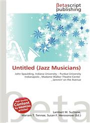 Untitled (Jazz Musicians),6135261606,9786135261608