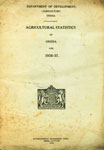 Agricultural Statistics of Orissa for 1936-37