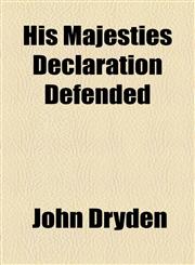 His Majesties Declaration Defended,1153627531,9781153627535