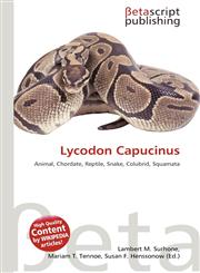 Lycodon Capucinus,6135201956,9786135201956