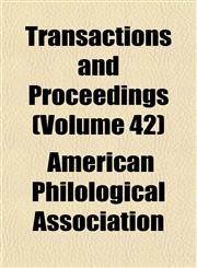Transactions and Proceedings (Volume 42),1152078003,9781152078000