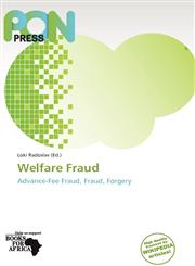 Welfare Fraud,6139140838,9786139140831