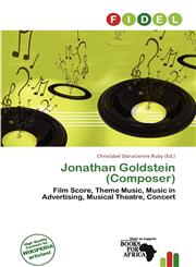 Jonathan Goldstein (Composer),613990305X,9786139903054