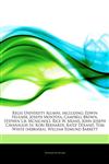 Articles On Regis University Alumni, including Edwin Feulner, Joseph Montoya, Campbell Brown, Stephen L.r. Mcnichols, Rice W. Means, John Joseph Cavanaugh Iii, Kori Bernards, Katee Doland, Tom White (nebraska), William Edmund Barrett,1242348875,9781242348877