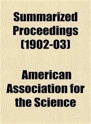 Summarized Proceedings (1902-03),1152043749,9781152043749