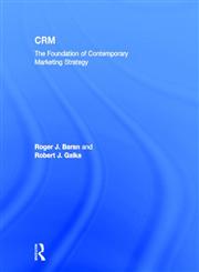 Crm The Foundation of Contemporary Marketing Strategy,0415896568,9780415896566