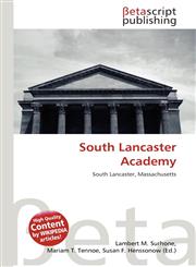 South Lancaster Academy,6135127675,9786135127676