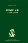 Remarks and Inventions: Skeptical Essays about Kinship (Routledge Library Editions: Anthropology and Ethnography),0415330122,9780415330121