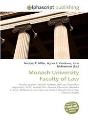 Monash University Faculty of Law,6130271107,9786130271107