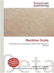 Rankine Scale,6134800244,9786134800242