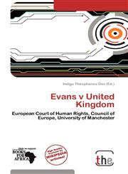 Evans v United Kingdom,6201639357,9786201639355
