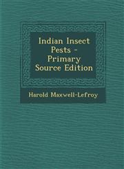 Indian Insect Pests,1289957754,9781289957759