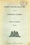 Agricultural Statistics of Bihar and Orissa for 1916-17