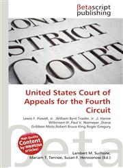 United States Court of Appeals for the Fourth Circuit,6135431714,9786135431711