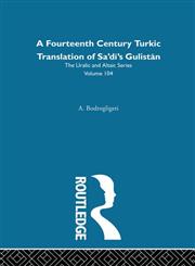 Sayf-i Sarayi's Gulistan Bi't Turki 1st Edition,0700709045,9780700709045