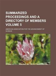 Summarized proceedings and a directory of members Volume 5,1130995941,9781130995947