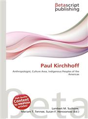 Paul Kirchhoff,6134801720,9786134801720