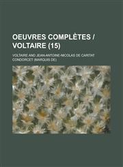 Oeuvres Completes - Voltaire (15 ),1234876434,9781234876432