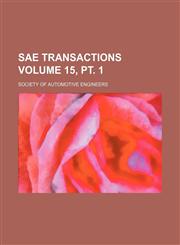 SAE transactions Volume 15, pt. 1,1155107128,9781155107127