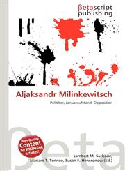 Aljaksandr Milinkewitsch,6134485276,9786134485272