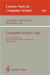 Computer Science Logic 7th Workshop, CSL '93, Swansea, United Kingdom, September 13 - 17, 1993. Selected Papers,3540582770,9783540582779