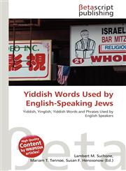 Yiddish Words Used by English-Speaking Jews,3639998278,9783639998276