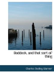 Baddeck, and that sort of thing,1113957107,9781113957108