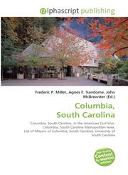 Columbia, South Carolina,6130029985,9786130029982