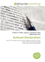 Ilulissat Declaration,6134237426,9786134237420