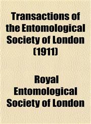 Transactions of the Entomological Society of London (1911),1153425750,9781153425759