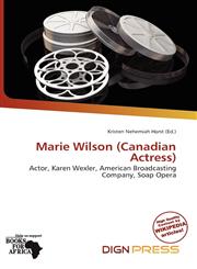 Marie Wilson (Canadian Actress),6138235711,9786138235712