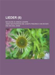 Lieder; Nachlese Zu Sineds Liedern (6 ),1234609614,9781234609610
