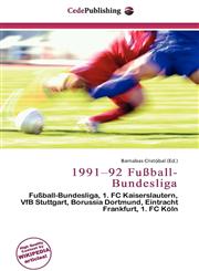 1991-92 Fußball-Bundesliga,6135678116,9786135678116
