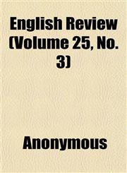 English Review (Volume 25, No. 3),1151858803,9781151858801