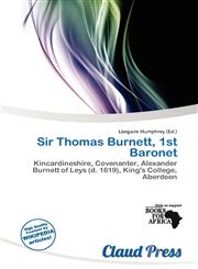 Sir Thomas Burnett, 1st Baronet,6201177078,9786201177079