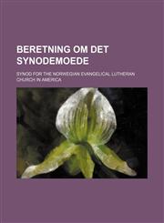 Beretning Om Det Synodemoede,123649220X,9781236492203