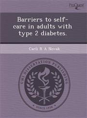 Barriers to self-care in adults with type 2 diabetes.,1288834500,9781288834501