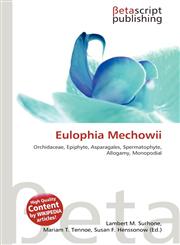 Eulophia Mechowii,6136146177,9786136146171