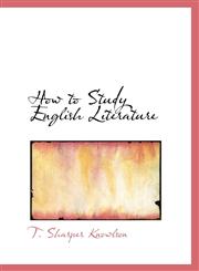 How to Study English Literature,1110476086,9781110476084