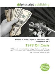 1973 Oil Crisis,613003847X,9786130038472