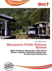 Macquarie Fields Railway Station,6136969580,9786136969589