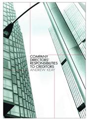 Directors' Responsibilities to Creditors,1845680081,9781845680084
